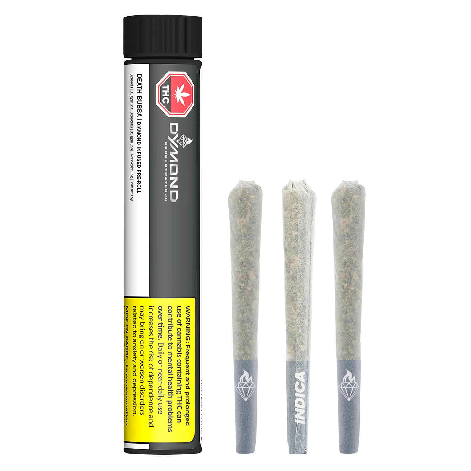 Death Bubba Diamonds Infused Pre-Roll